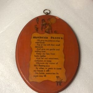 Vintage Wooden Plaque Wall Hanging Home Decor